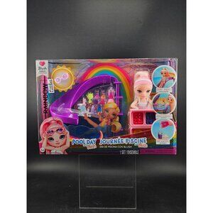 Rainbow High Littles Pool Day Avec Blush Playset With Accessories & Doll